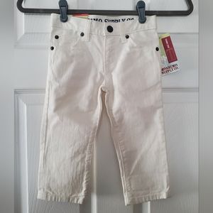 Mossimo supply Co‎ kids white skinny crop jeans size 4